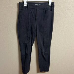 Old Navy Charcoal High Rise Work Pants